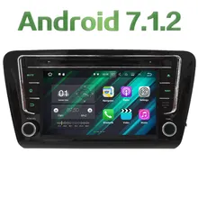 2GB RAM 8” Android 7.1 Quad Core 4G SWC BT Wifi Audio FM Multimedia Car DVD Player Radio GPS Stereo for Skoda Octavia 2014 2015