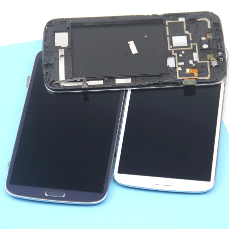 AAA ЖК для samsung galaxy mega 6 3 i9200 i9205 дисплей сенсорный экран дигитайзер Запчасти
