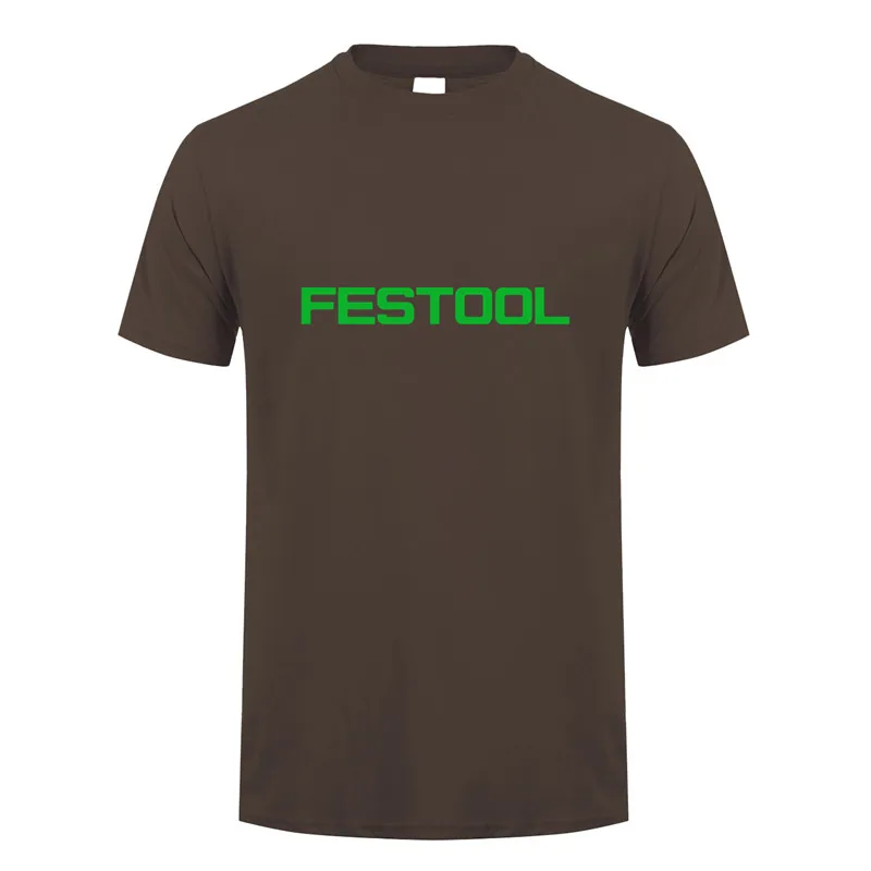 Festool Футболка Мужская топы Новая мода короткий рукав Festool инструменты футболка футболки мужские футболки LH-053