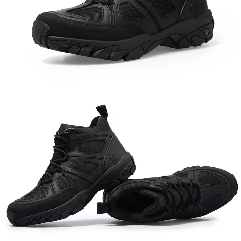 Открытый Военно-тактические мужские туфли спортивные ботинки Горные ботинки Нескользящие дышащие сапоги