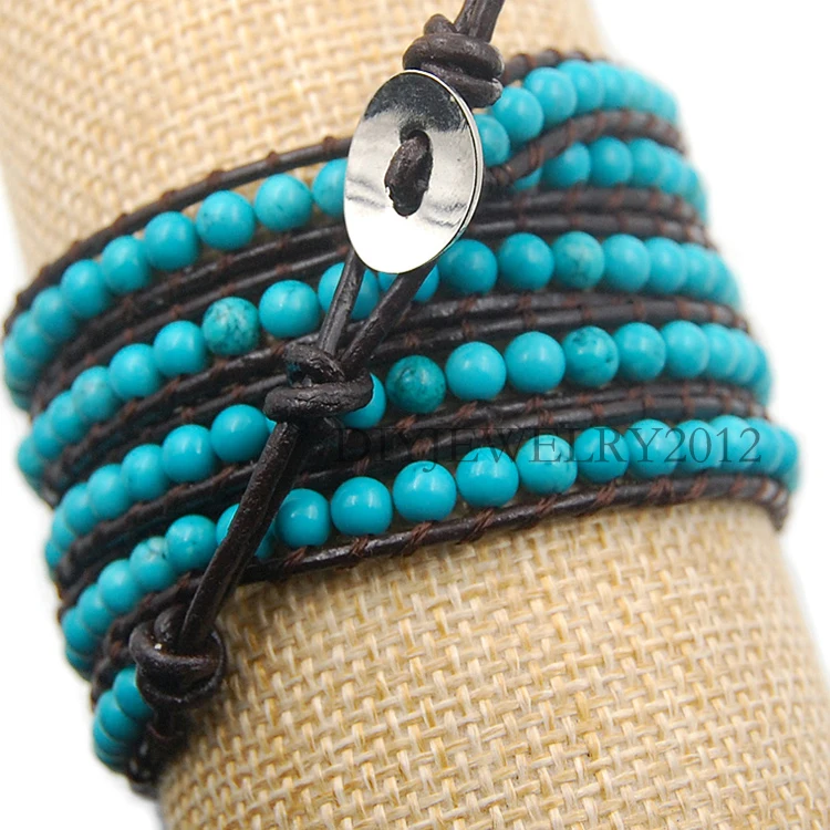 005-9e Blue Turquoise 5 Wrap