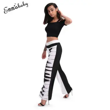 

New Arrival Women Fashion Pants Summer Chic Lady Elegant Loose High Waist Wide Leg Long Pants Trousers