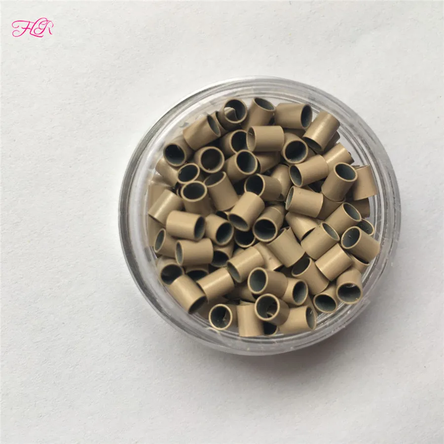 500pcs 4.0mm Copper Nano Rings & Beads for Hair Extensions, Micro Links  Beads for Hair Piece,DIY Necklace Ball Crimp End Bead - AliExpress