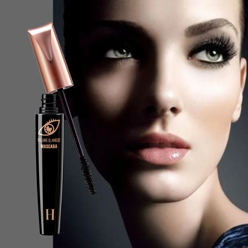 HENLICS Super Volume Black Waterproof Glamour Mascara Natural Thicken Lengthen Eyelash Makeup Mascara (1)