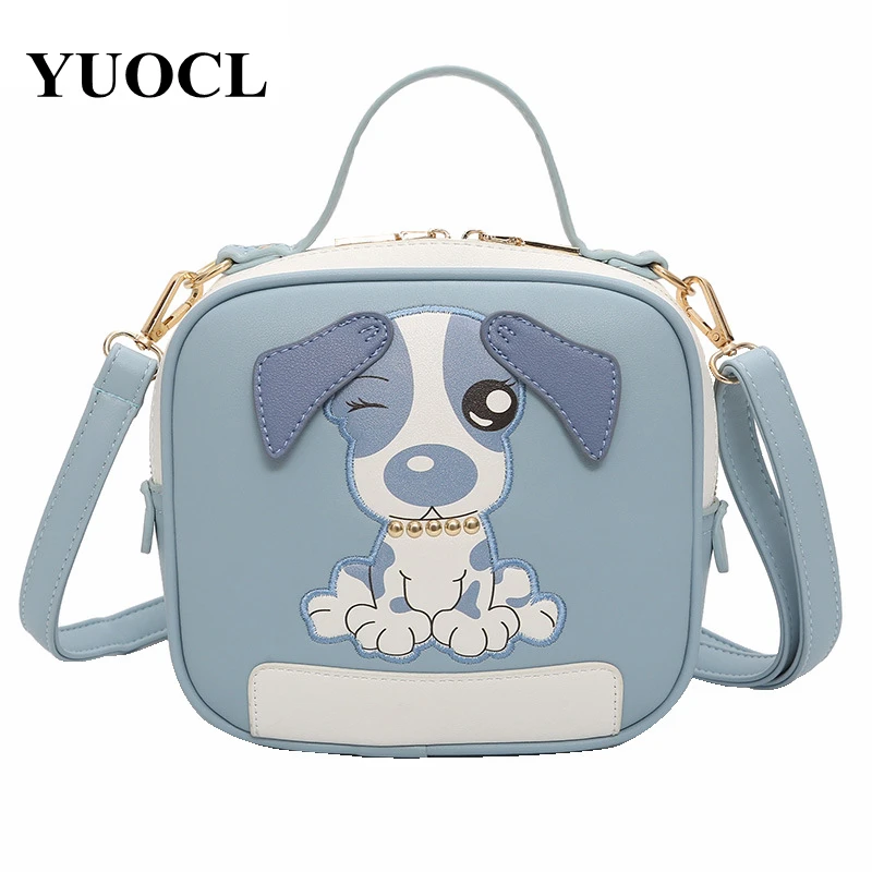 

2018 new Korean ladies handbag hit color small square shoulder bag cartoon pattern messenger bag bolsa feminina Sac A Main
