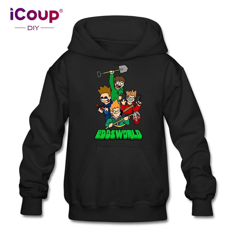 Толстовка iCoup Kids Eddsworld Crash Zoom Wiki толстовка из 100% хлопка для детей 12-18 лет | Мужская