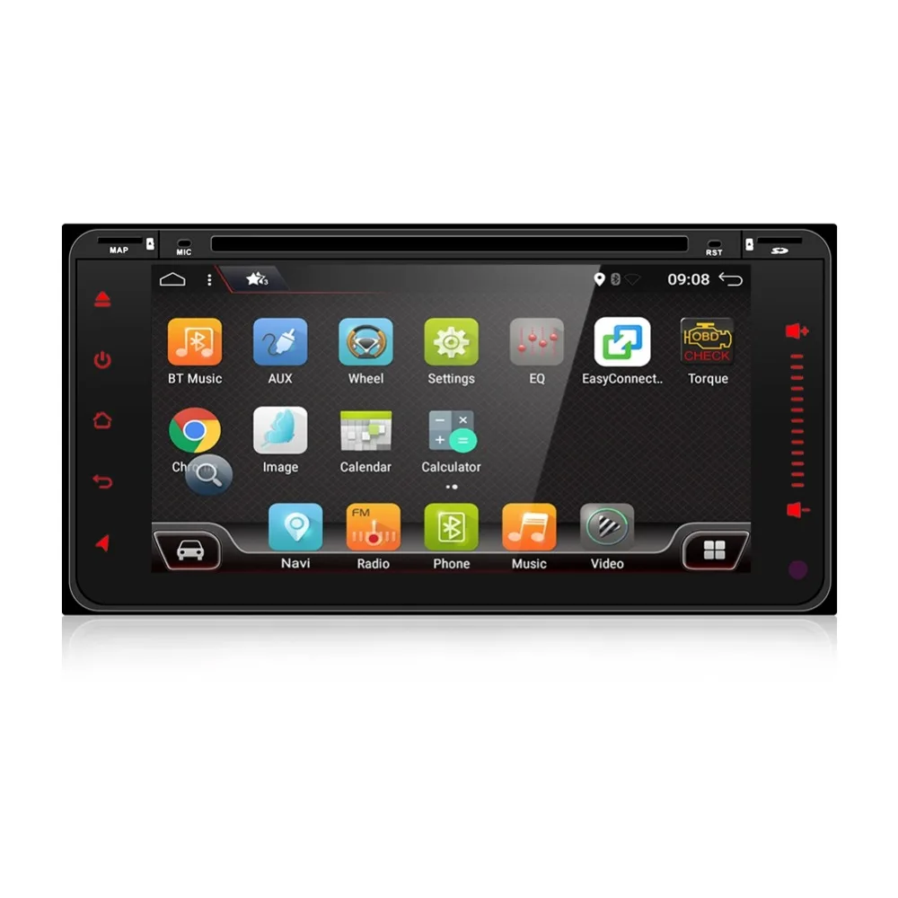 Cheap Bosion 2 din Android 9.0 car radio gps for Toyota Old Corolla Universal radio wifi BT DAB+ Capacitive 6.2 inch car DVD player 1