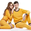 Thermal Underwear men Winter Women Long Johns sets fleece keep warm in cold weather size L to 6XL ► Photo 2/6