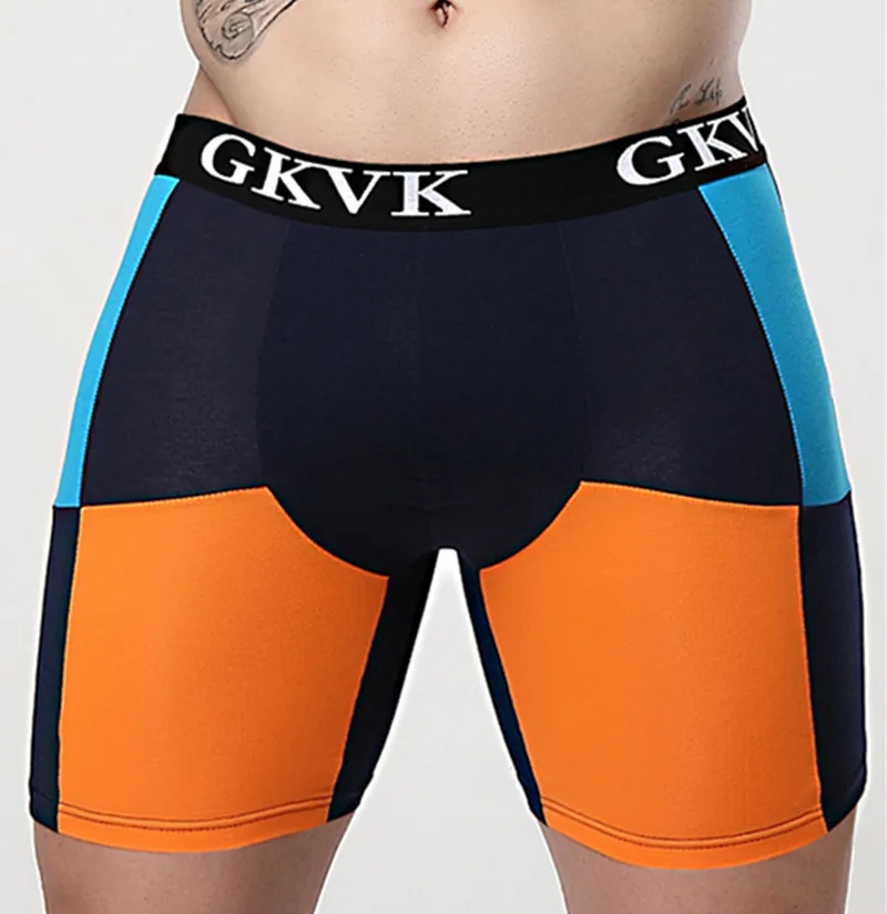 5pcs/lot 2016 New Men's Shorts Men Boxers long boxer trunk knee length