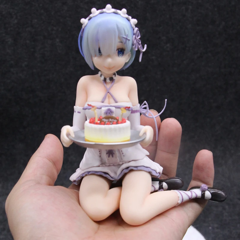 

Anime Re:Life in a different world from zero Happy Birthday Rem PVC action figure collection Sexy Girls model toys