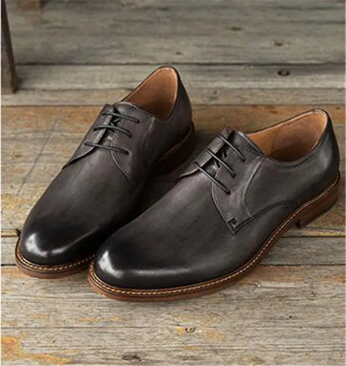 Для мужчин платье со шнуровкой Oxford обувь на каждый день, с острым носком, на плоской подошве, подходит к любой одежде; Для мужчин обувь в деловом стиле