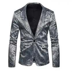 Повседневный мужской костюм блейзеры формальная одежда костюм куртки верхняя одежда пальто Новая мода Мужчины Тонкий Пиджаки Куртки