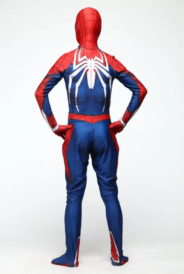 Spider-man Costume PS4 Game Spiderman Costumes 3D print fullbody halloween cosplay spider suit for adult/kids Spider-man Costume PS4 Game Spiderman Costumes 3D print fullbody halloween cosplay spider suit for adult/kids
