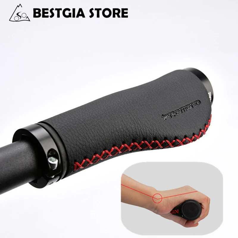 

New 2pcs 202g Bicycle Lockable Grip For MTB Road Bike Aluminium Handlebar End Bar Fixed Bike Bar Ends Parts Leather Soft Grips