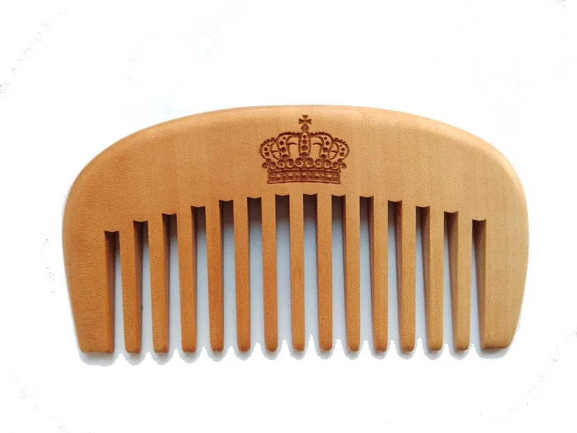 Buy NATURAL WOOD King Wide Tooth Comb Pocket Size Wood