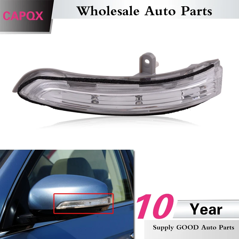 

CAPQX Outer side Rearview Mirror Turn Signal For Nissan TEANA 2008 2009 2010 2011 2012 Side Mirror Flash Light 26165-JN00A