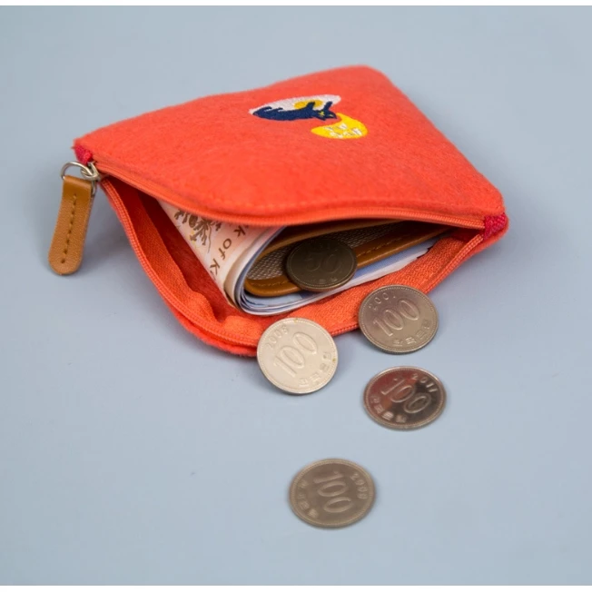Корейская чистая и свежая вышивка нетканый кошелек для получения сумки прозрачный кошелек для девочек кошелек