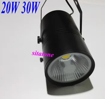 

20PCS DHL FEDEX Free shipping AC85-265V 30W LED track light 3000LM,3 years warranty