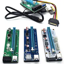 WEYES 0.6M PCI-E 1X to 16X Riser Card Extender PCI Express Extension Cable + USB 3.0 Data Cable / 15Pin SATA to 4Pin Power Cord WEYES 0.6M PCI-E 1X to 16X Riser Card Extender PCI Express Extension Cable + USB 3.0 Data Cable / 15Pin SATA to 4Pin Power Cord