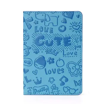 

1 Pcs Lovely Cartoon Passport Card Holder Cover PU Leather Identity Document Folder Travel Ticket Container Pouch Packages