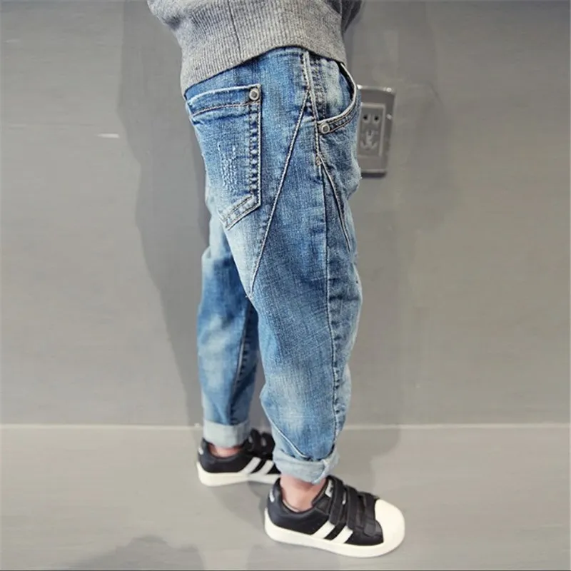 Autumn Fashion 1-7T Baby Pants Boys Jeans Children Clothing Teenager Trousers Bottom Boys Pants Baby Jeans Denim Kids Clothes