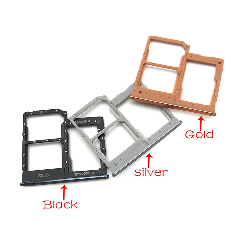 

New For Samsung Galaxy A40 A405 A405F SIM Card Slot SD Card Tray Holder Adapter Replacement Parts