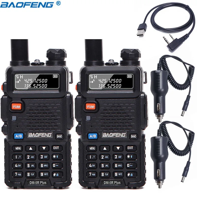 

Baofeng DM-5R plus Tier1 Tier2 Digital Walkie Talkie DMR Dual time slot Two-way radio VHF/UHF Dual Band radio Repeater DM5R plus