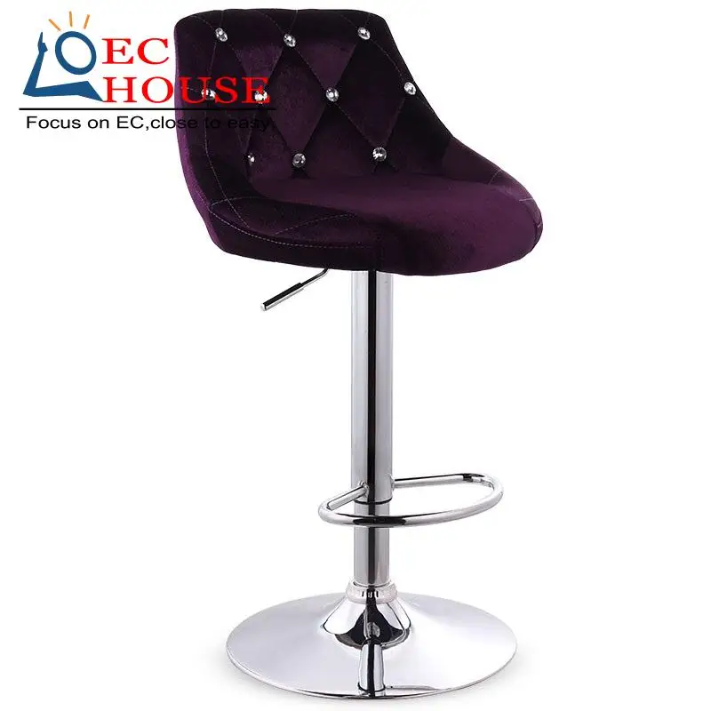 Cr collection household are crs in front of the bar high foot lifting backrest cashier stool