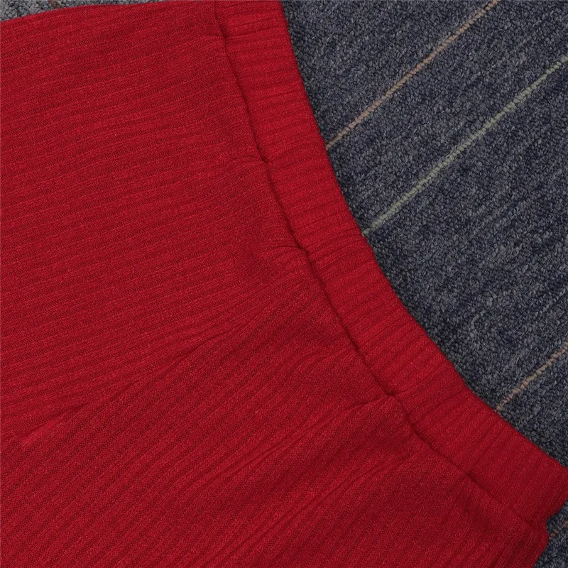 2018 autumn winter knitting tracksuit pants set-5