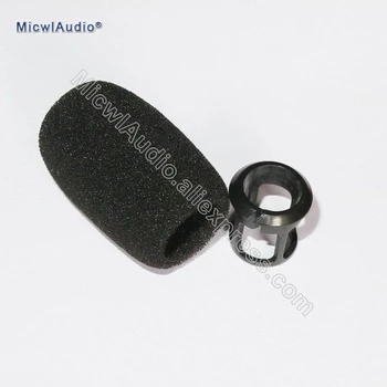 

Black Sponge Snap-fit Form Windscreens For Shure MX418D/C MX412D/C WB98H/C BETA98H/C Instrument Gooseneck Microphone Wholesale