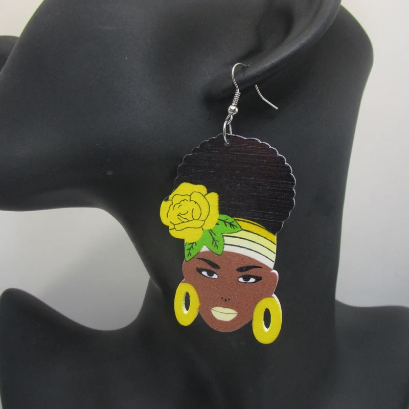 Бесплатная доставка! Африканские черные серьги из натуральных волос|earrings free
