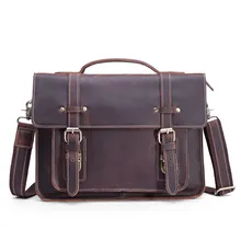 Genuine Leather Briefcase for Men 13 Inch Laptop Bag Real Leather Male Shoulder Handbag Business Men's Messenger Cross Body Tote Genuine Leather Briefcase for Men 13 Inch Laptop Bag Real Leather Male Shoulder Handbag Business Men's Messenger Cross Body Tote