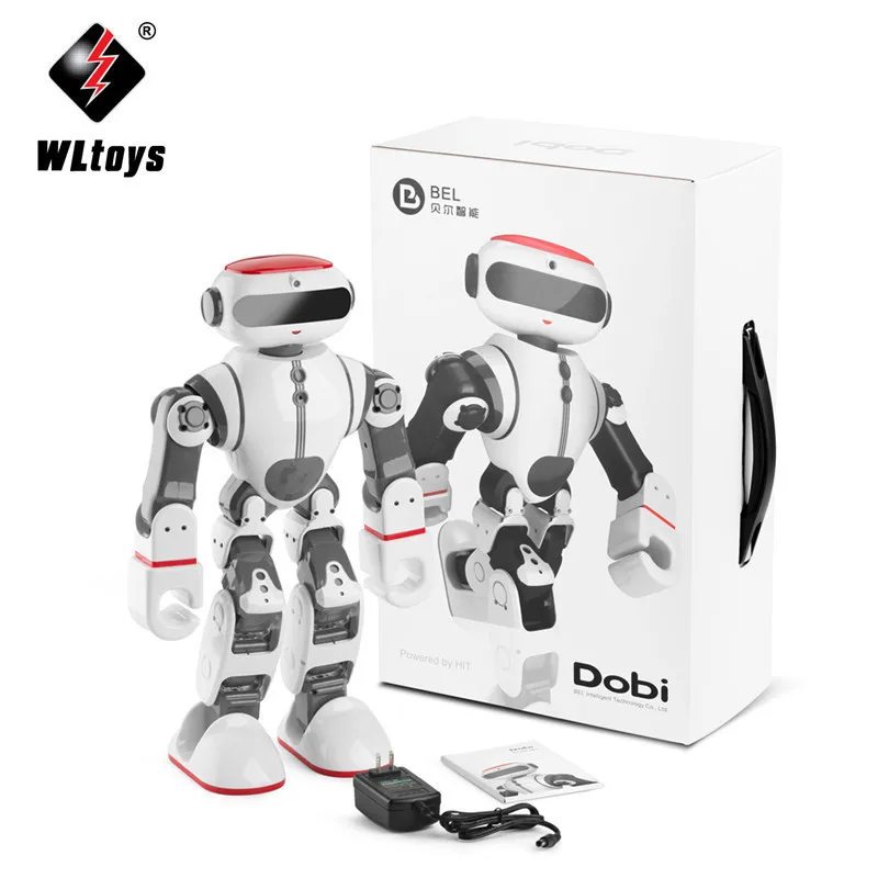 WLtoys F8 Dobi Интеллектуальный гуманоид RC робот Голосовое управление RC робот с танцами/краской/йогой/рассказом радиоуправляемая Игрушечная модель