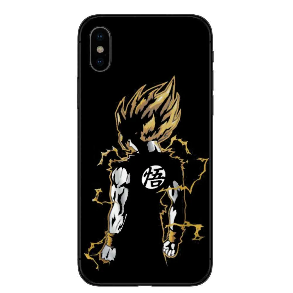 Чехол для телефона с Dragon Ball; Dragonball z Мягкий ТПУ чехол для телефона для iPhone X 10 чехол Гоку для iPhone 5S, se, 6, 6 s Plus, 7, 7 Plus, 8, 8Plus - Цвет: TPU