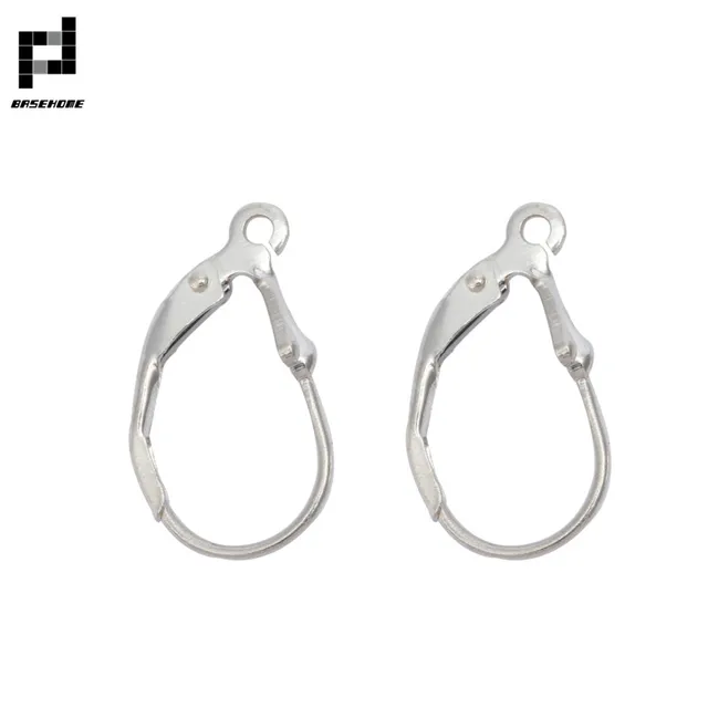 Basehome 10pcs Lot 925 Sterling Silver Earrings Settings Clasps Basehome 10pcs Lot 925 Sterling Silver Earrings Settings Clasps Hook Pure Earring Findings
