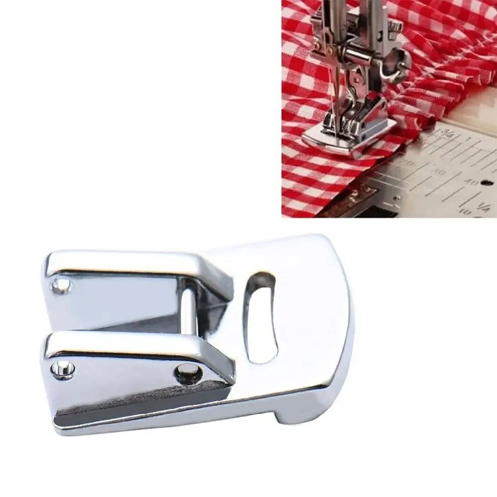 Серебряная свернутая кромка для завивки лапка для бытовой деталь швейной машины аксессуары для домашнего шитья