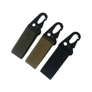 

Ourdoor Camping Hiking Accessories MOLLE Webbing Buckle Hanging System Belt Buckle Hanging Carabiner Strength Nylon Key Hook