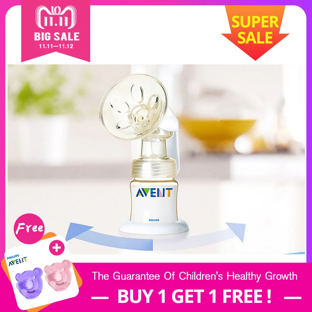 

AVENT Breast Pump PP PES Manual Breast Pump Feeding Breast Feeding Baby Nipple Suction Original Breast Pumps Milk Bottle Sucking
