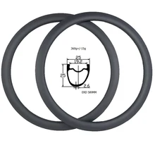 700c дорожный диск обод велосипеда 25x25 мм асимметричное бескамерное карбоновое колесо диск тормозной обод 360+/-15 г дисковый тормозной диск дорожный обод велосипеда колеса ERD 589 мм