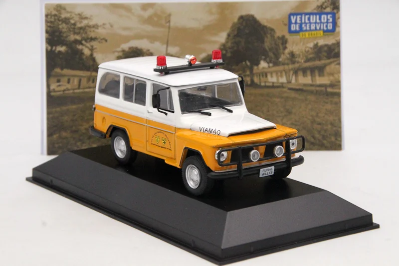 IXO Алтая 1:43 Весы сельских Willys Companhia de policiamento rodoviario RS Игрушечные лошадки модели автомобилей литой Ограниченная серия коллекции