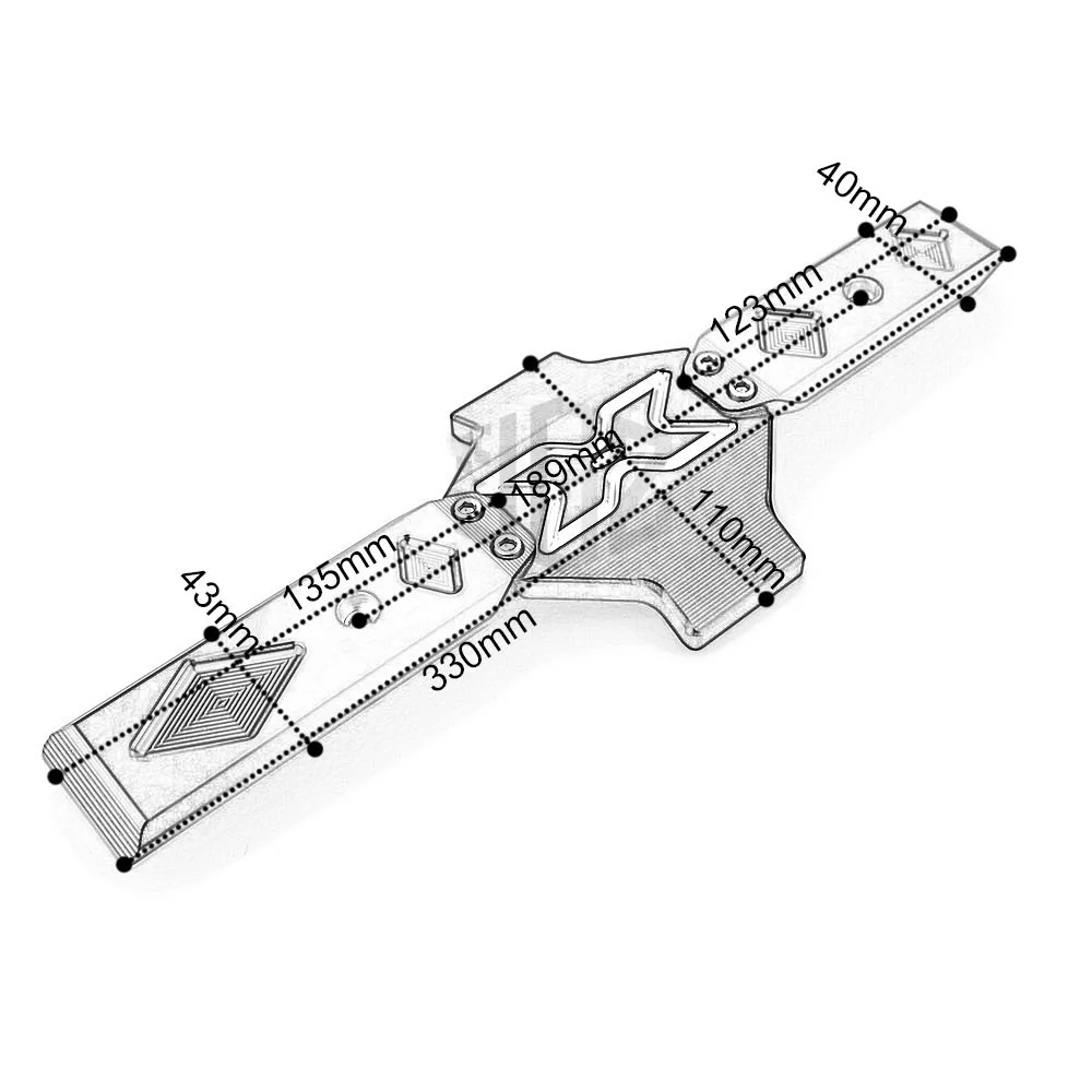 Крышка выхлопной трубы мотоцикла CNC алюминиевый глушитель украшения полосы модифицированные аксессуары для HONDA ZOOMER 110X Золотой Красный Серебряный