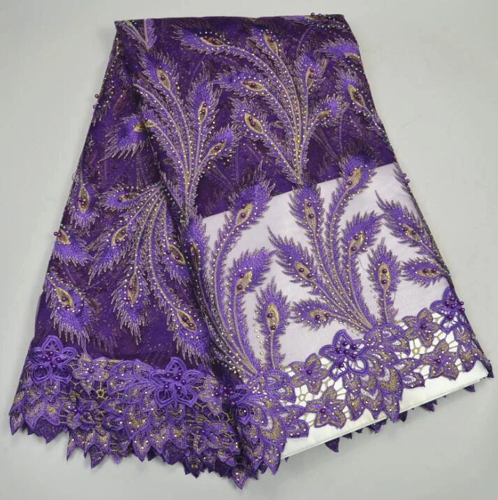 

high quality african tulle lace fabric 2017 French Net Lace Fabric for Nigerian ASOEBI Cloth