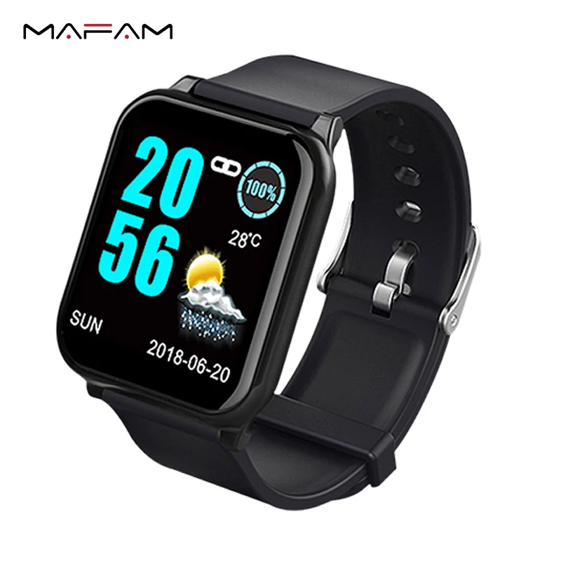 

MAFAM Smart Bracelet Men Women Watch PPG Heart Rate Blood Pressure Monitor Bluetooth Smart Band Sport Waterproof Fitness Tracker