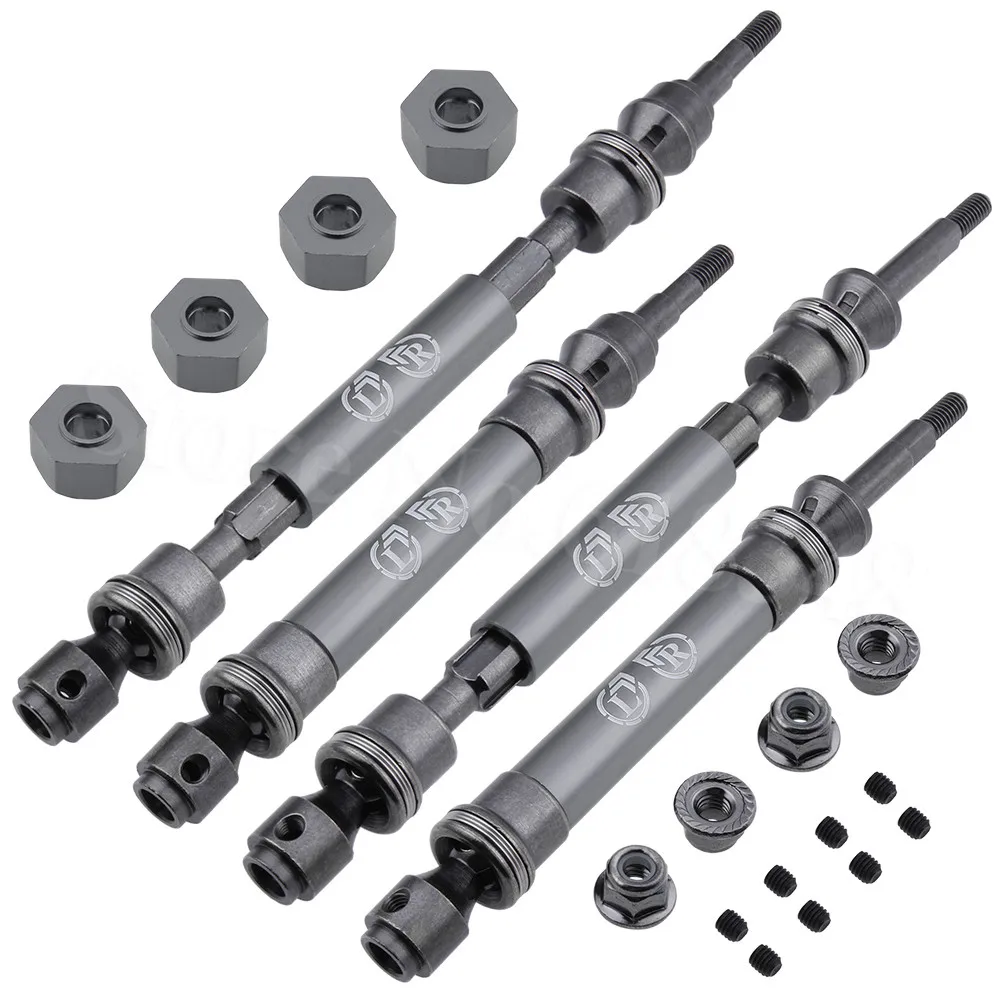 4 шт. сверхмощный трансмиссионный привод CVD F & R замена 6851R 6851X 6852R 6852X для Traxxas 1/10 Slash
