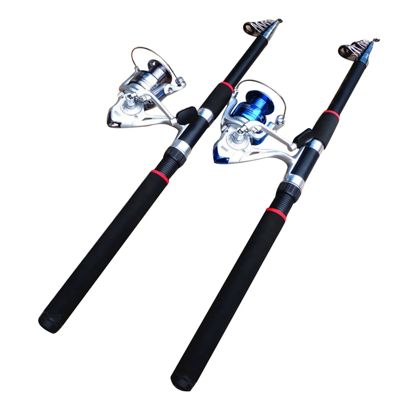 المحمولة الصيد رود كومبو الصيد قضيب القطب Baitcasting قضبان YD3000 ABS البلاستيك الصيد بكرة عجلة كومبو + 13 قطع الصيد أطقم