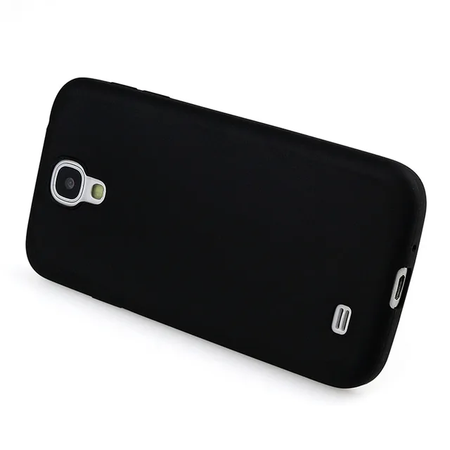 I9500 Solid Candy Color TPU Rubber Case Cover for Samsung Galaxy S4 Silicon Case Glossy Back Cover for Samsung S4 Skin
