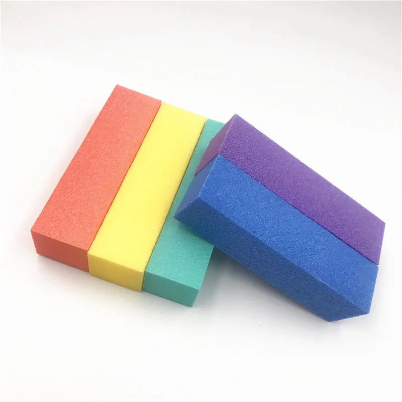 

Four Sides Nail Art Files Soft Sponge Buffer Block for UV Gel Manicure Pedicure Tool Buffing Sanding Polish polijstblok Nail Kit