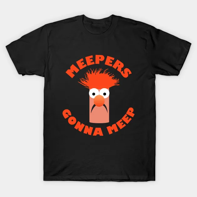 Летняя Распродажа футболки женщин Meepers Будет Meep Футболка короткий О шеи