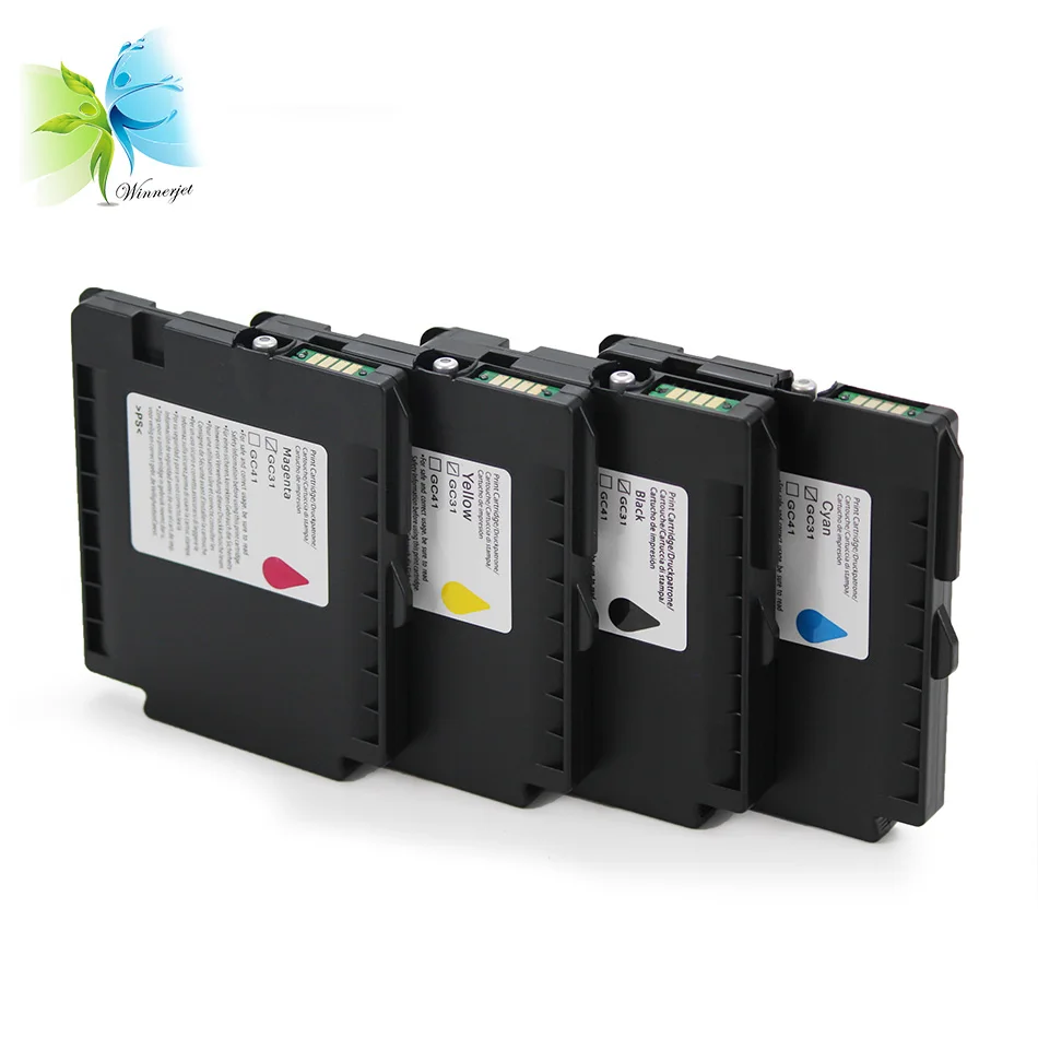 Совместимый картридж Winnerjet 5 x GC31 для Ricoh GX E5550 E5550N E7700 E7700N E2600 E3300 E3300N E3350 E3350N с полной