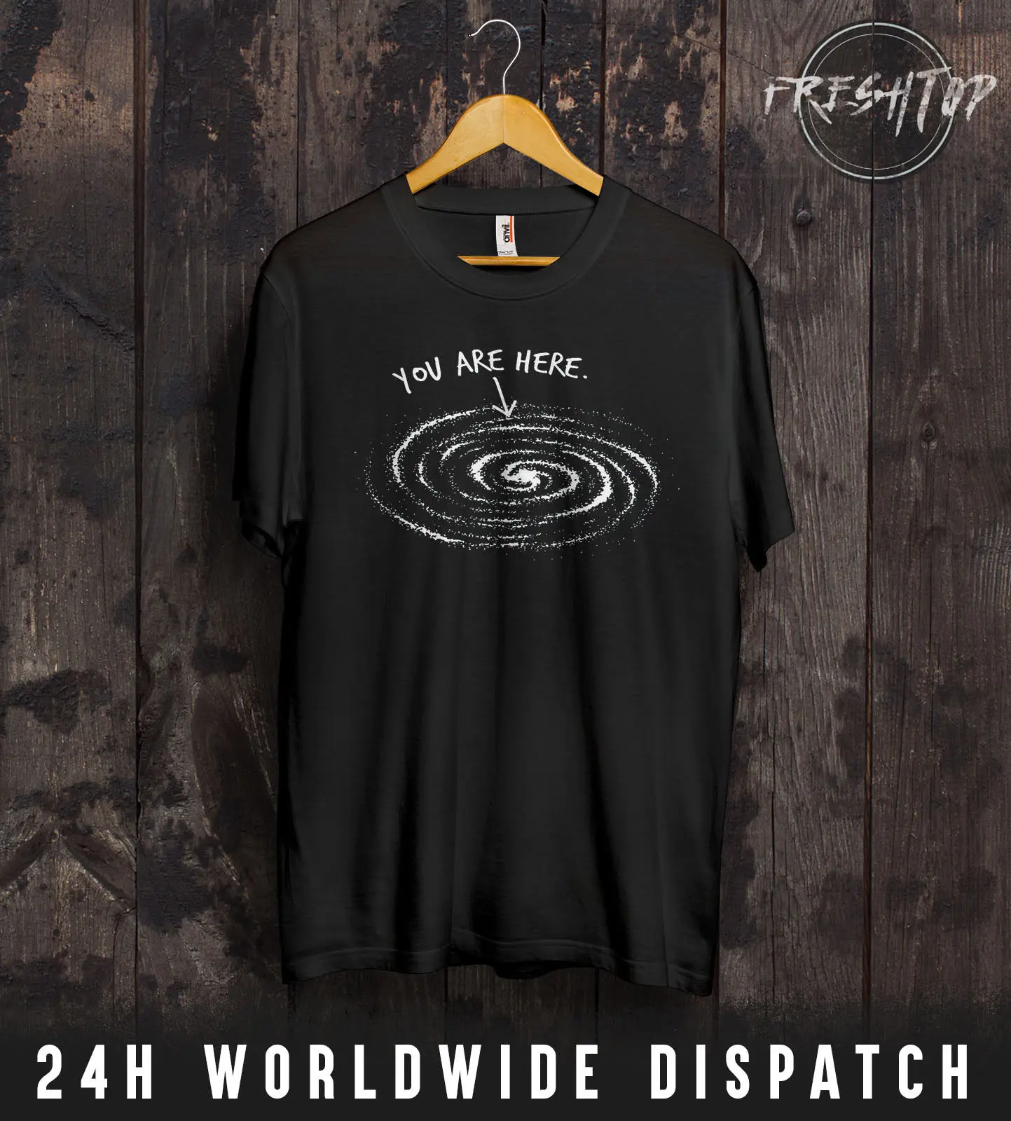 

You Are Here T Shirt Astronaut Galaxy Milky Way Solar System Gift Space X Falcon New Tops 2018 Print Letters Men T-Shirt s-3xl
